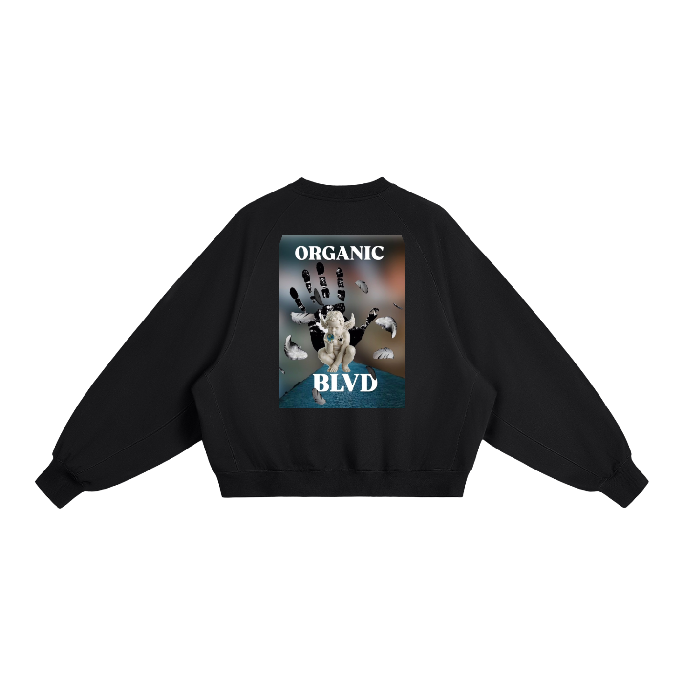 Essential Heavyweight Dolman Sleeve Boxy Sweatshirt