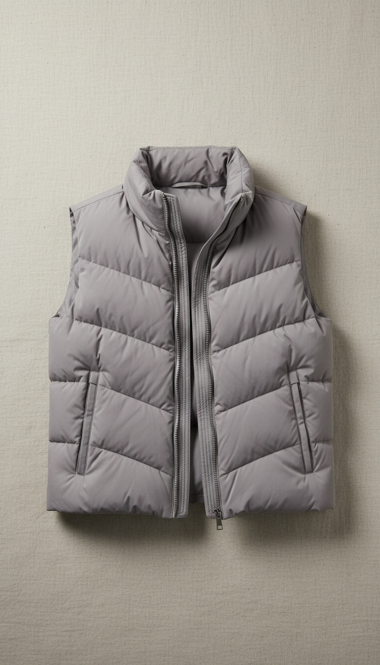 Fog Gray Down Vest