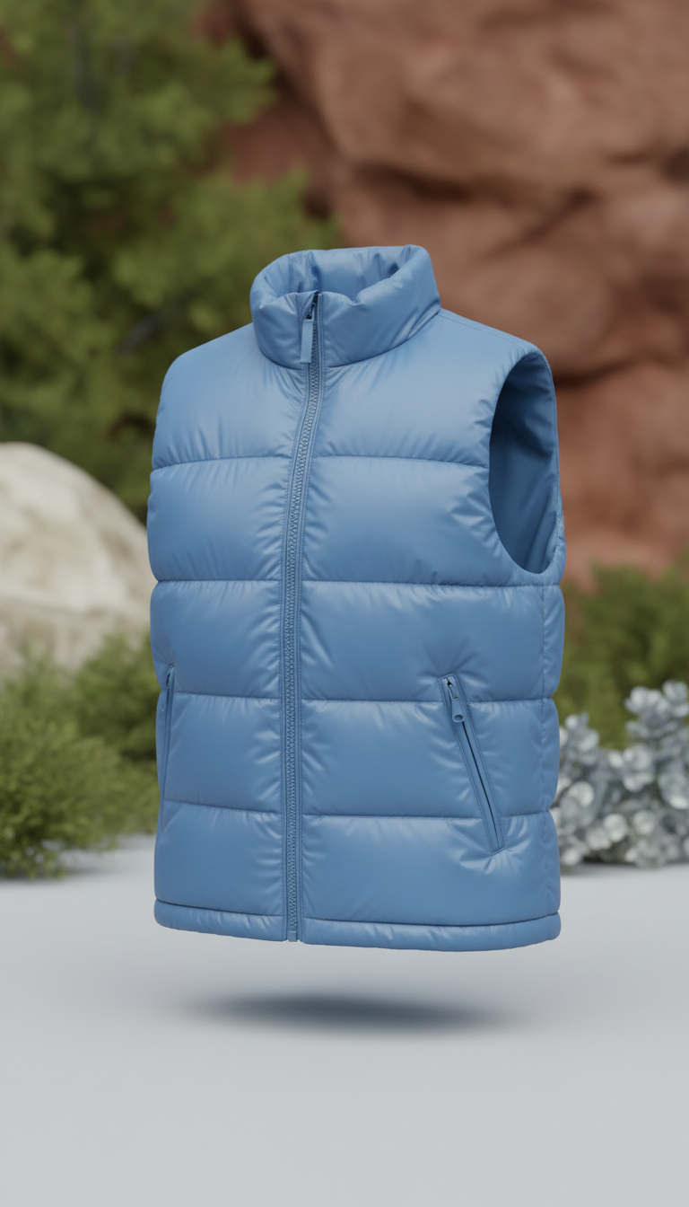 Sky Blue Insulated Vest