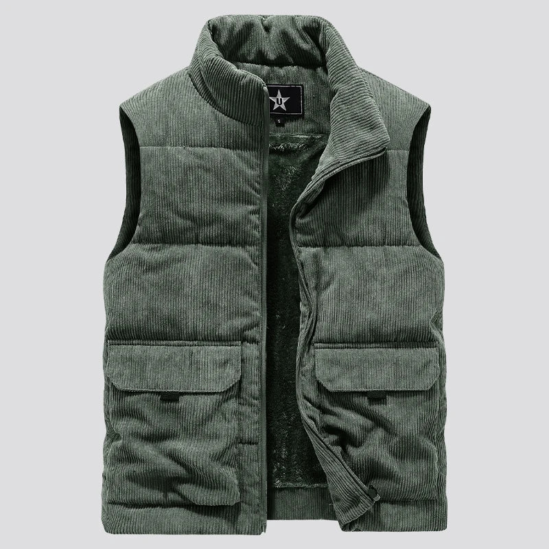 New Vest Men Winter Sleeveless Jackets Winter Warm Coat Vest Men Casual Solid Waistcoat Outwear Chalecos Para Hombre