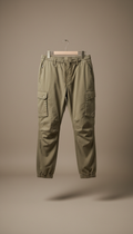 Nomad Khaki Joggers with Utility Pockets