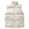 Custom Winter Vest Free Print Logo Stand Collar Coats Warm Outerwear Man Woman Casual Sleeveless Jackets Waistcoat Thick Gilet